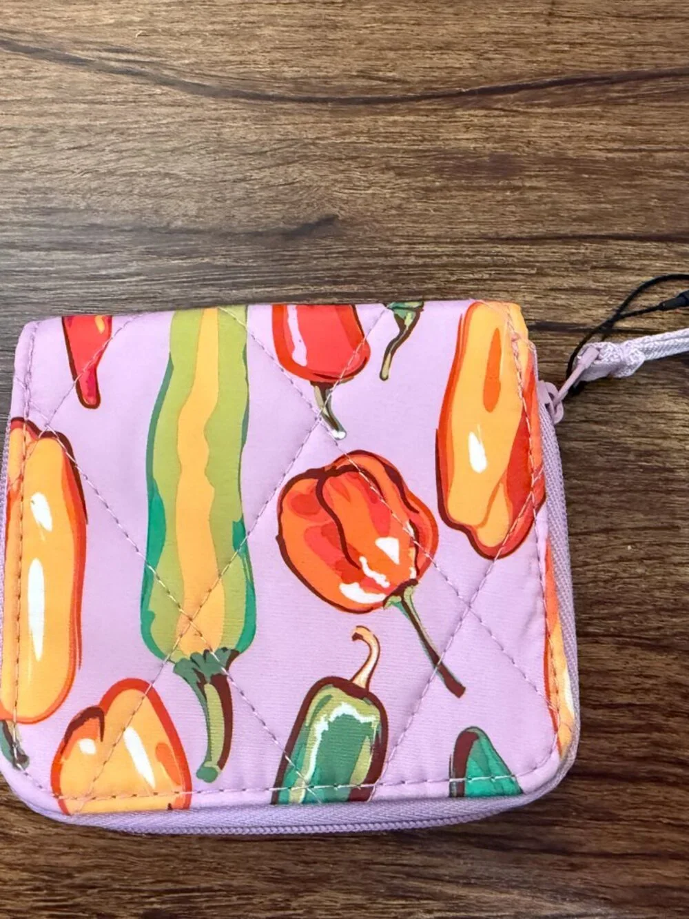 Vera Bradley Essential Small Zip-Around Wallet Spice It Up NWT